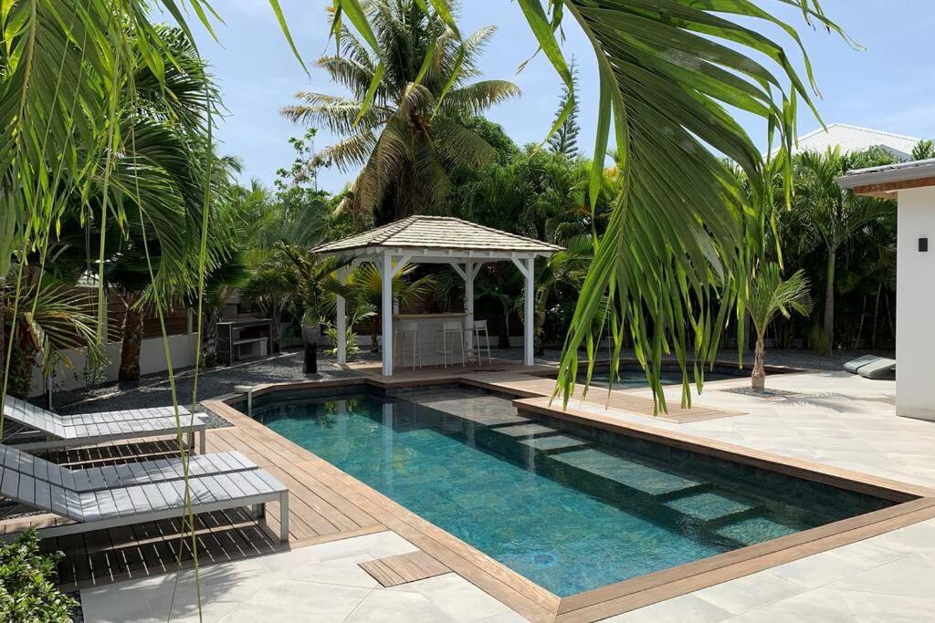 Villa Manzana : Neuve 4Ch 4Sdb 2 Piscines - Luxe Saint-Francois  Bagian luar foto