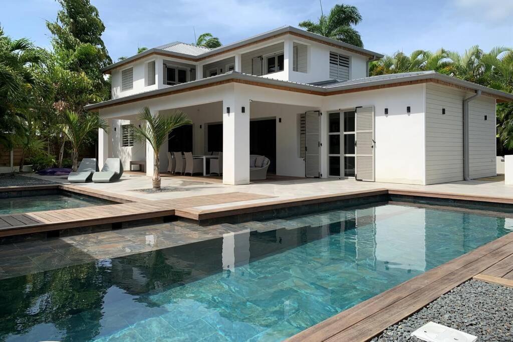 Villa Manzana : Neuve 4Ch 4Sdb 2 Piscines - Luxe Saint-Francois  Bagian luar foto