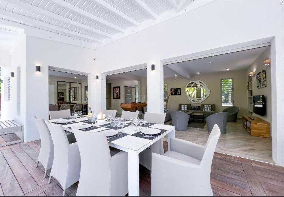Villa Manzana : Neuve 4Ch 4Sdb 2 Piscines - Luxe Saint-Francois  Bagian luar foto